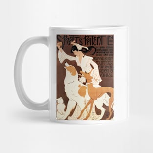 SPRATT'S Patent Biscuits DOG FOOD Advertisement Vintage Art Nouveau Mug